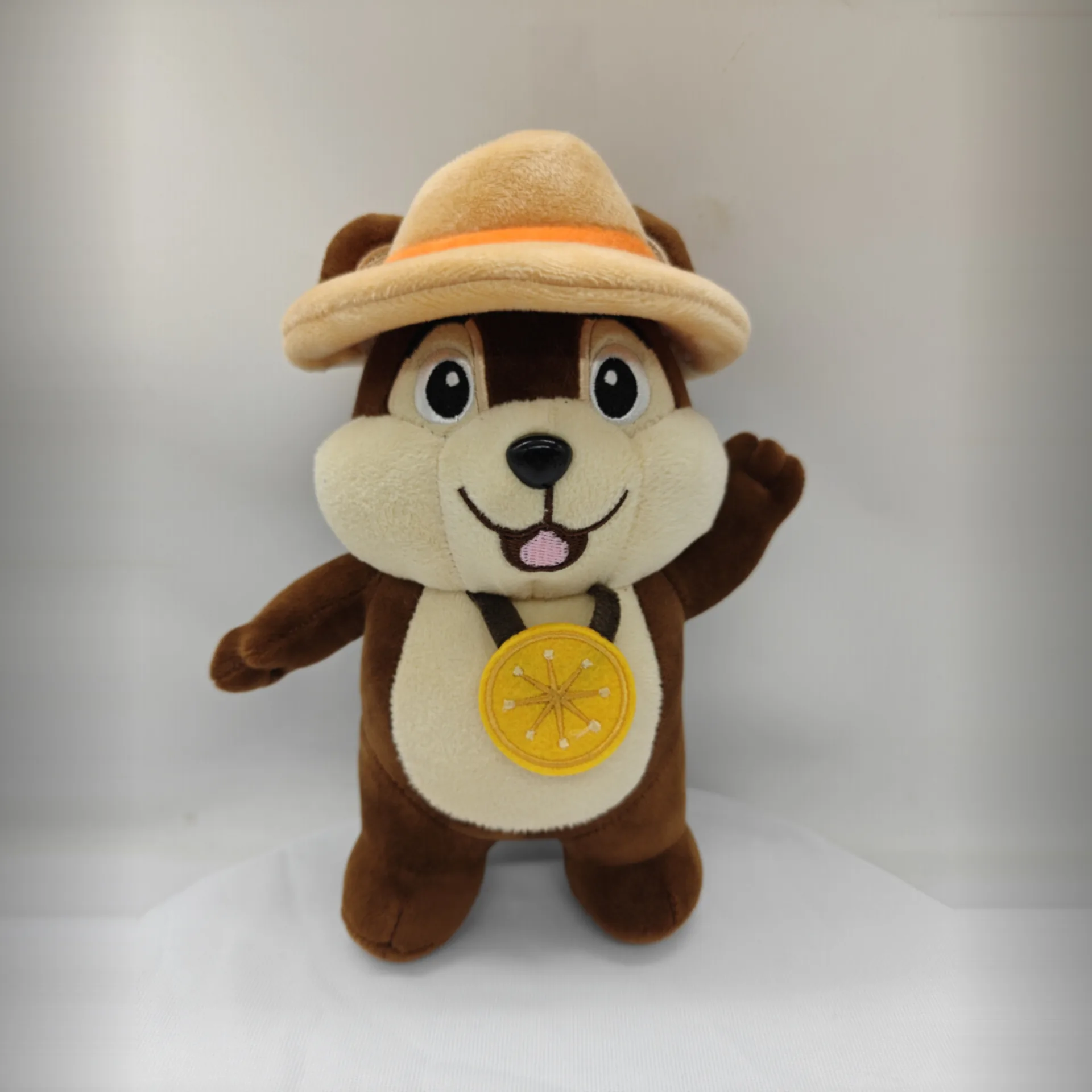 Custom plush character made as a production sample